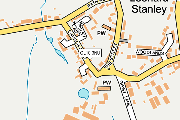 GL10 3NU map - OS OpenMap – Local (Ordnance Survey)