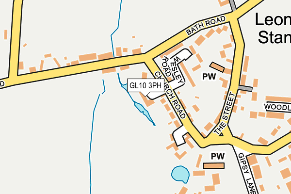 GL10 3PH map - OS OpenMap – Local (Ordnance Survey)