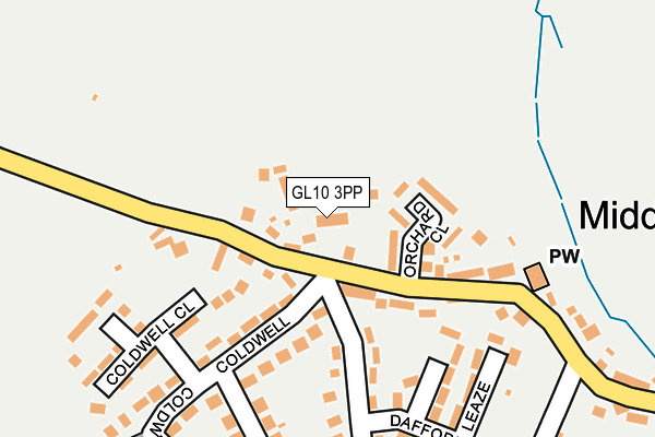 GL10 3PP map - OS OpenMap – Local (Ordnance Survey)