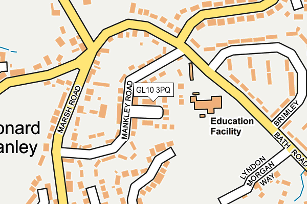 GL10 3PQ map - OS OpenMap – Local (Ordnance Survey)