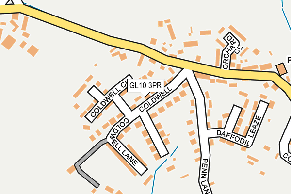 GL10 3PR map - OS OpenMap – Local (Ordnance Survey)