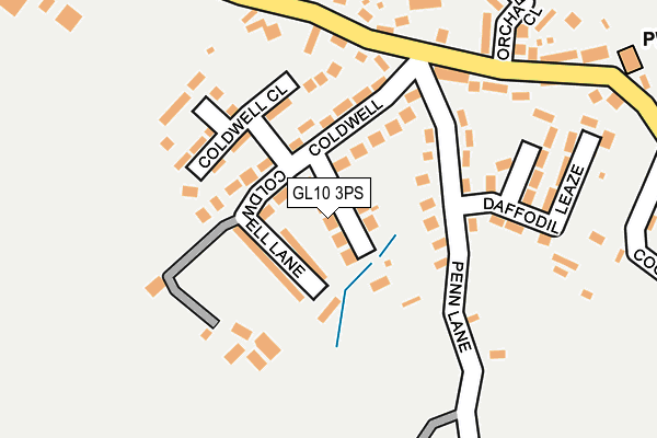 GL10 3PS map - OS OpenMap – Local (Ordnance Survey)