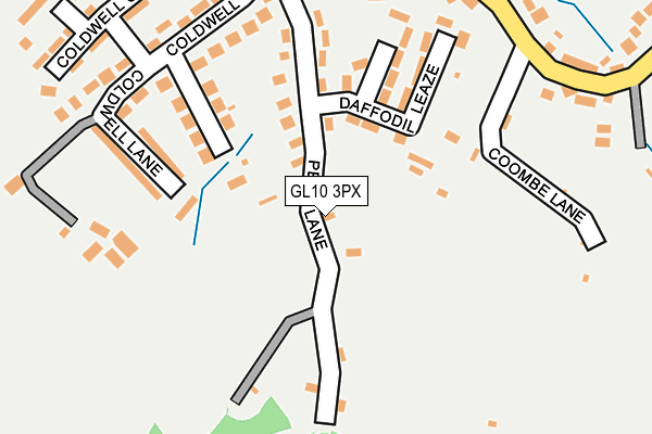 GL10 3PX map - OS OpenMap – Local (Ordnance Survey)