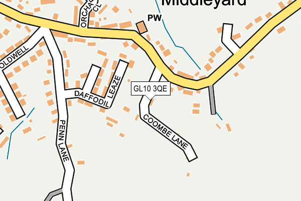 GL10 3QE map - OS OpenMap – Local (Ordnance Survey)