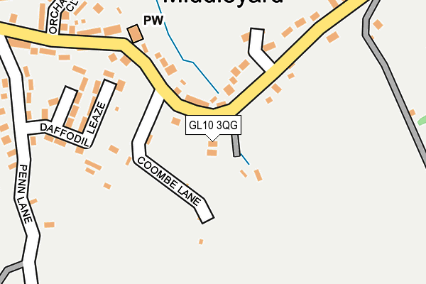 GL10 3QG map - OS OpenMap – Local (Ordnance Survey)