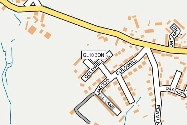 GL10 3QN map - OS OpenMap – Local (Ordnance Survey)