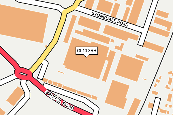 GL10 3RH map - OS OpenMap – Local (Ordnance Survey)