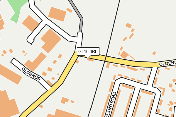 GL10 3RL map - OS OpenMap – Local (Ordnance Survey)