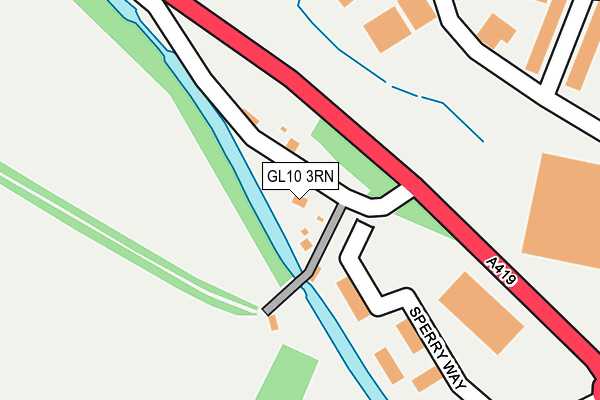 GL10 3RN map - OS OpenMap – Local (Ordnance Survey)