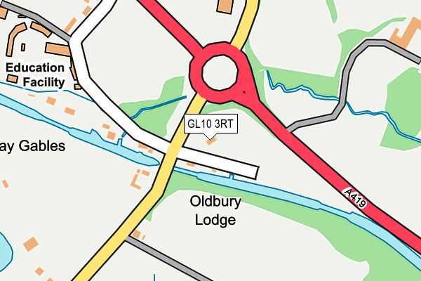 GL10 3RT map - OS OpenMap – Local (Ordnance Survey)