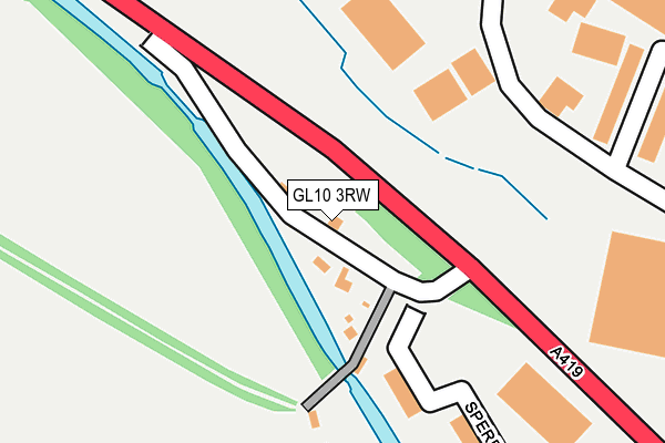 GL10 3RW map - OS OpenMap – Local (Ordnance Survey)