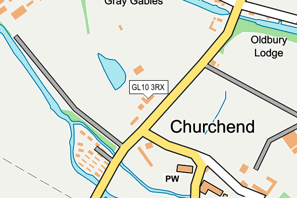 GL10 3RX map - OS OpenMap – Local (Ordnance Survey)