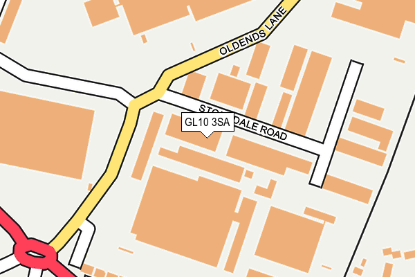 GL10 3SA map - OS OpenMap – Local (Ordnance Survey)