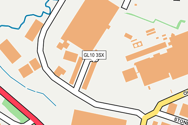 GL10 3SX map - OS OpenMap – Local (Ordnance Survey)