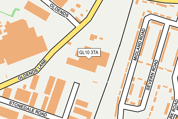 GL10 3TA map - OS OpenMap – Local (Ordnance Survey)