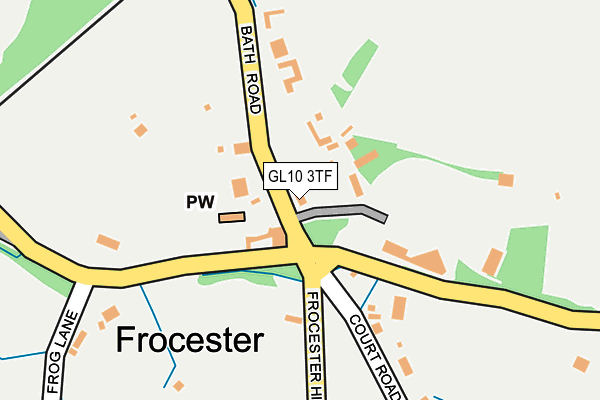 GL10 3TF map - OS OpenMap – Local (Ordnance Survey)