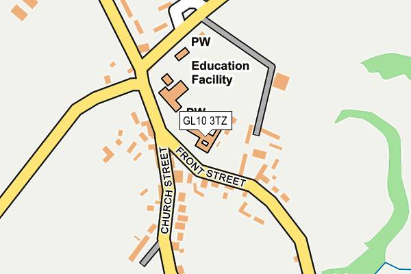GL10 3TZ map - OS OpenMap – Local (Ordnance Survey)