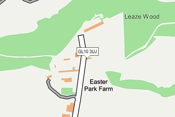 GL10 3UJ map - OS OpenMap – Local (Ordnance Survey)