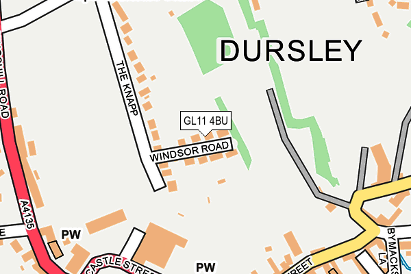 GL11 4BU map - OS OpenMap – Local (Ordnance Survey)