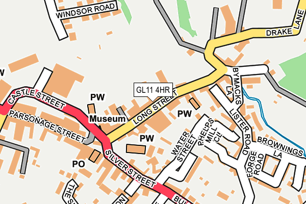 Map of LONG STREET TAKEAWAY LIMITED at local scale