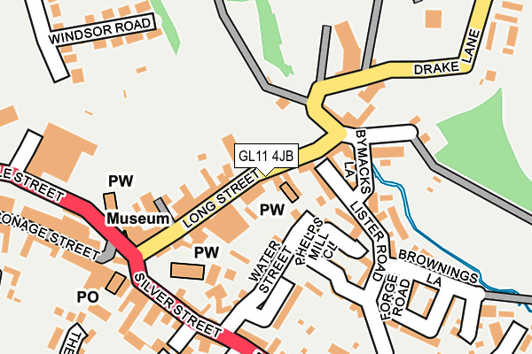 Map of THE CHANTRY CENTRE TRADING COMPANY LTD at local scale