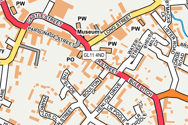 GL11 4ND map - OS OpenMap – Local (Ordnance Survey)