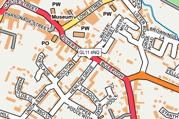 GL11 4NQ map - OS OpenMap – Local (Ordnance Survey)