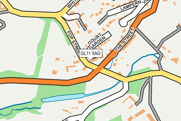 GL11 5AG map - OS OpenMap – Local (Ordnance Survey)