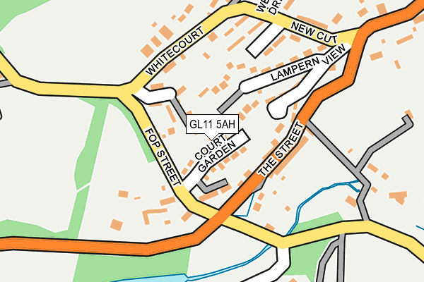 GL11 5AH map - OS OpenMap – Local (Ordnance Survey)