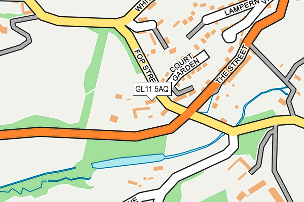GL11 5AQ map - OS OpenMap – Local (Ordnance Survey)