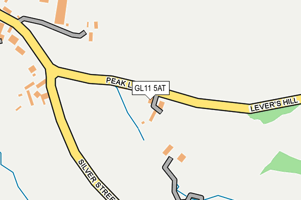 GL11 5AT map - OS OpenMap – Local (Ordnance Survey)