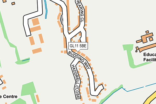 GL11 5BE map - OS OpenMap – Local (Ordnance Survey)