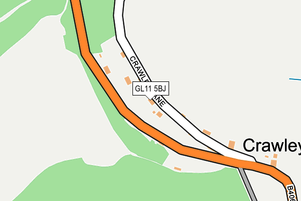 GL11 5BJ map - OS OpenMap – Local (Ordnance Survey)