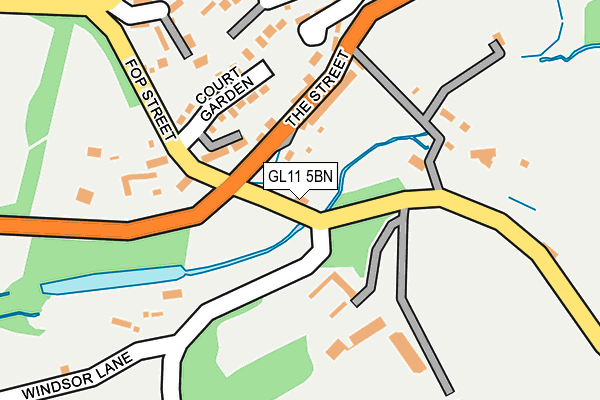 GL11 5BN map - OS OpenMap – Local (Ordnance Survey)
