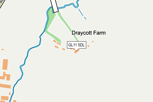 GL11 5DL map - OS OpenMap – Local (Ordnance Survey)