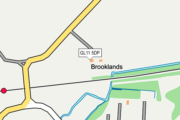 GL11 5DP map - OS OpenMap – Local (Ordnance Survey)