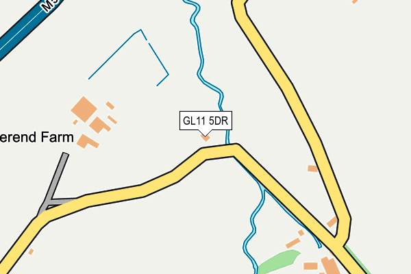 GL11 5DR map - OS OpenMap – Local (Ordnance Survey)