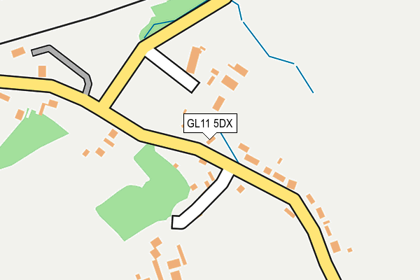 GL11 5DX map - OS OpenMap – Local (Ordnance Survey)