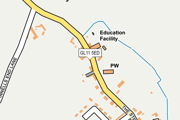 GL11 5ED map - OS OpenMap – Local (Ordnance Survey)