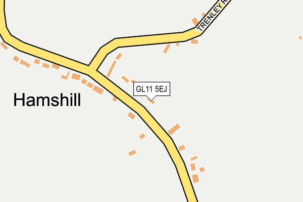 GL11 5EJ map - OS OpenMap – Local (Ordnance Survey)