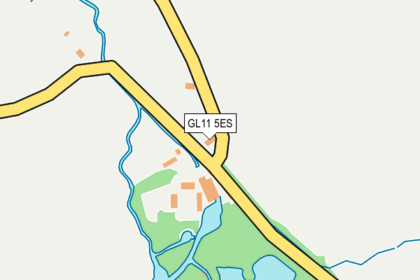 GL11 5ES map - OS OpenMap – Local (Ordnance Survey)