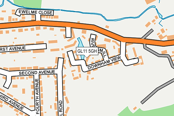 GL11 5GH map - OS OpenMap – Local (Ordnance Survey)