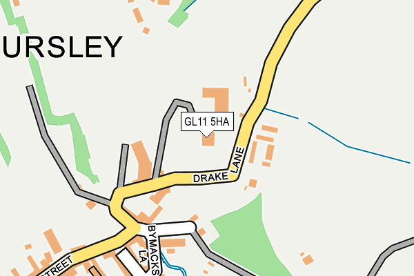 GL11 5HA map - OS OpenMap – Local (Ordnance Survey)