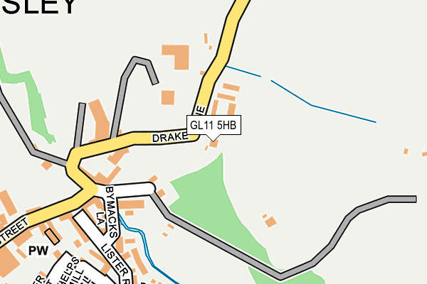 GL11 5HB map - OS OpenMap – Local (Ordnance Survey)