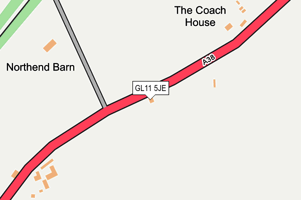 GL11 5JE map - OS OpenMap – Local (Ordnance Survey)