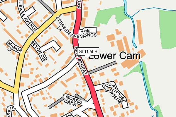 GL11 5LH map - OS OpenMap – Local (Ordnance Survey)