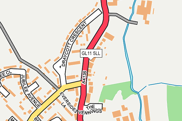 GL11 5LL map - OS OpenMap – Local (Ordnance Survey)