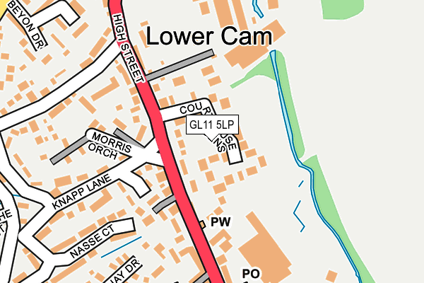 GL11 5LP map - OS OpenMap – Local (Ordnance Survey)