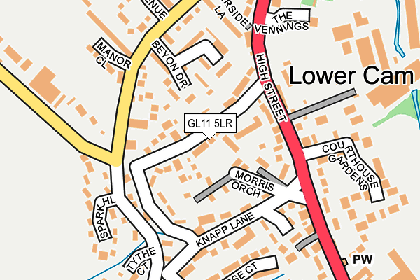 GL11 5LR map - OS OpenMap – Local (Ordnance Survey)