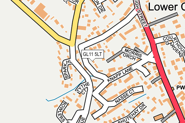 GL11 5LT map - OS OpenMap – Local (Ordnance Survey)